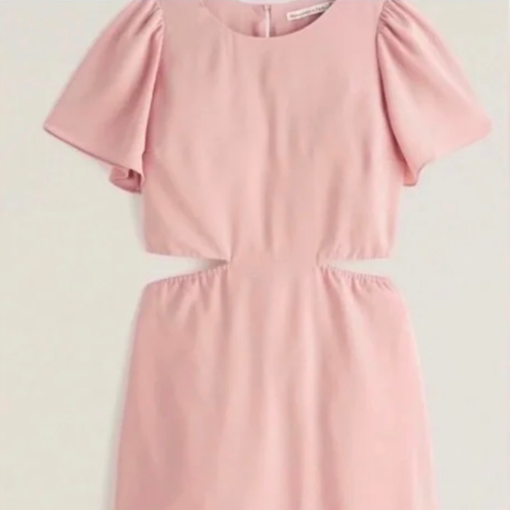 [Brand New] Abercrombie & Fitch - cut out short sleeve mini dress